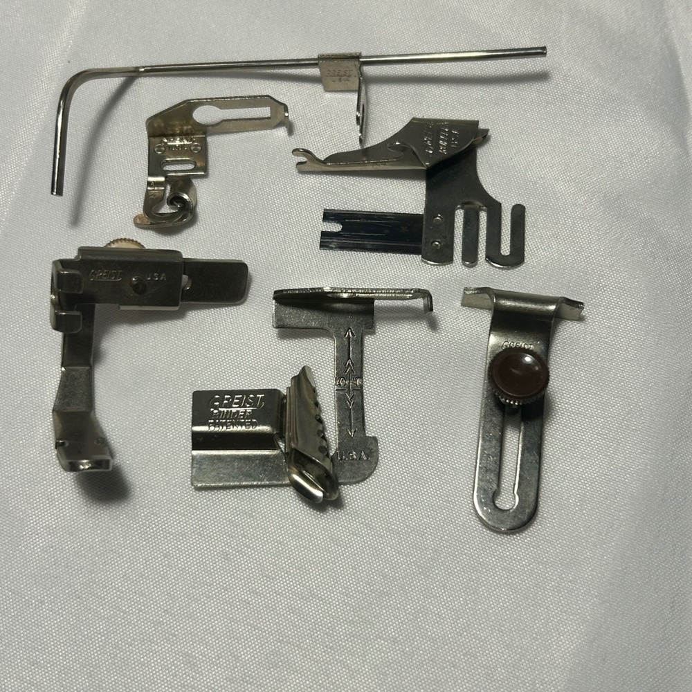 Greist Sewing Machine Binder Attachment Set vintage‎ parts only